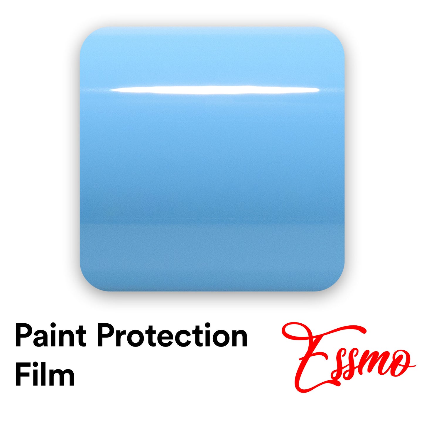Gloss Light Blue PPF Paint Protection Film ECO