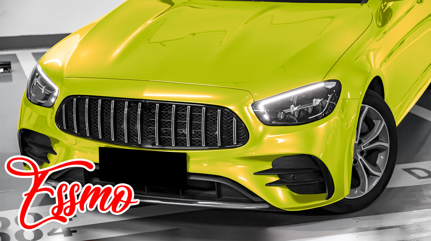 Coral Gloss Austin Lime Yellow Vinyl Wrap