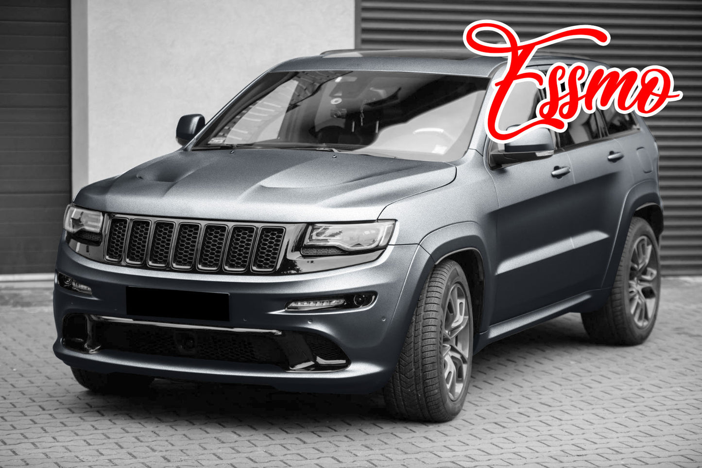 Heavy Metal Diamond Satin Charcoal Gray Vinyl Wrap