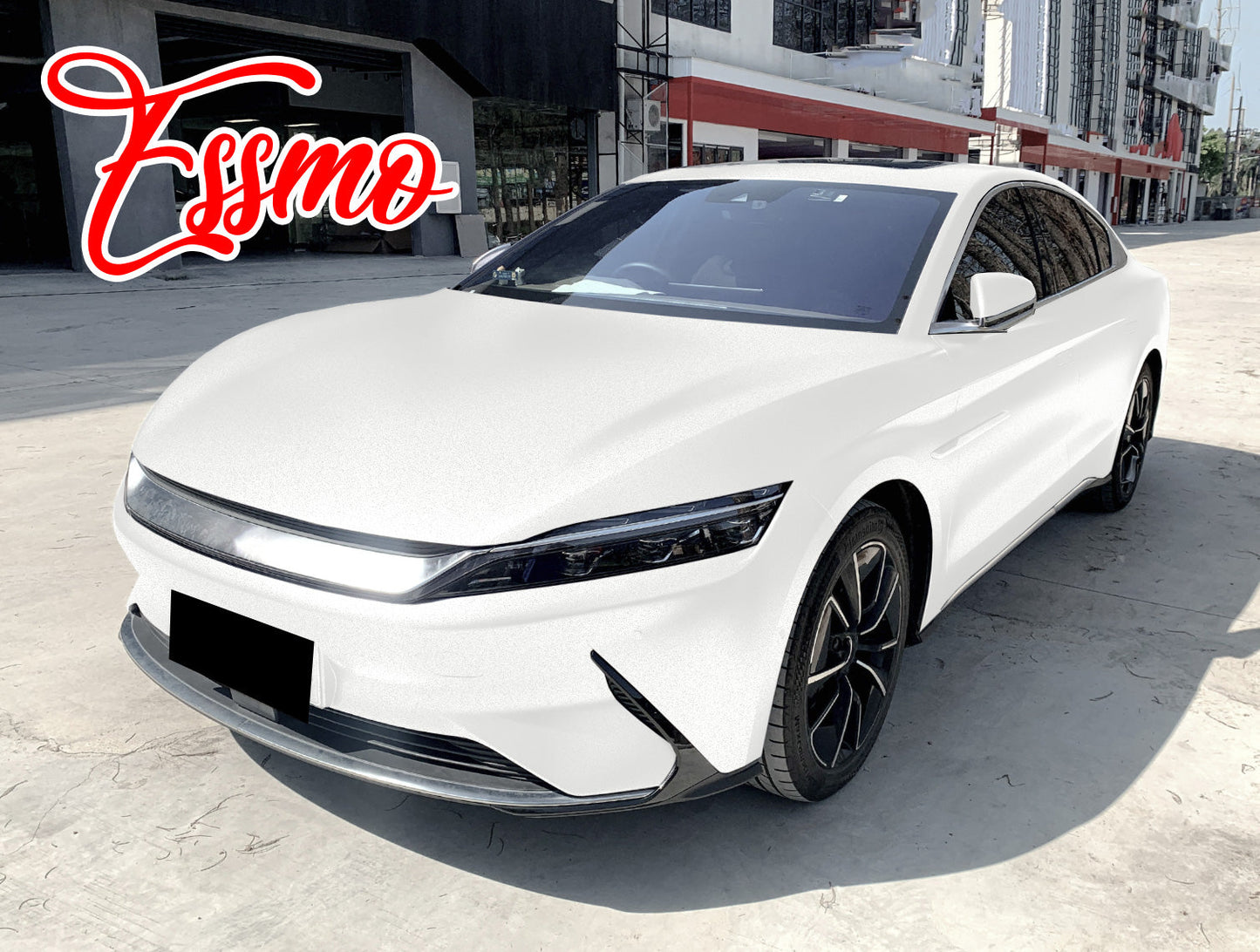 Heavy Metal Diamond Satin Ceramic White Vinyl Wrap