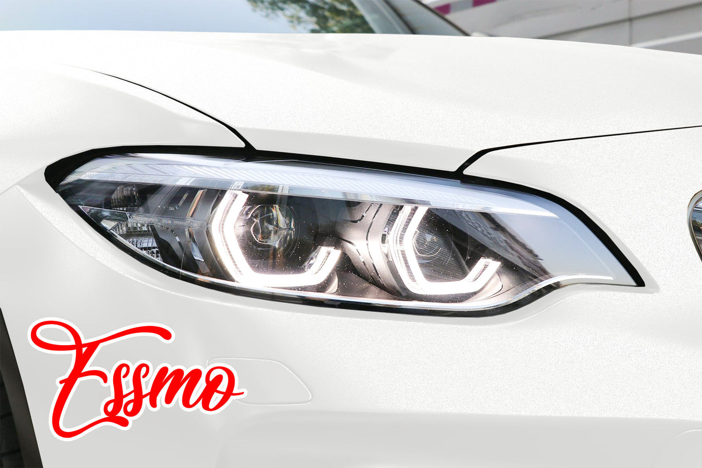 Heavy Metal Diamond Satin Ceramic White Vinyl Wrap