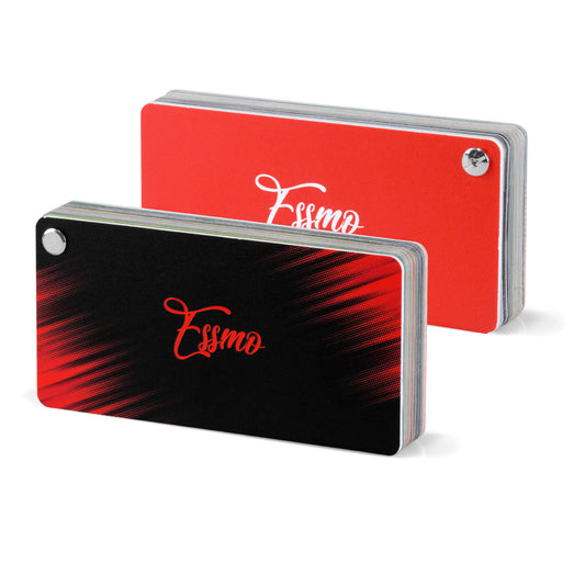 ESSMO Swatch Sample Deck Super Gloss Metallic PET Deck Book Auto Wrap Vinyl Wrapping Film