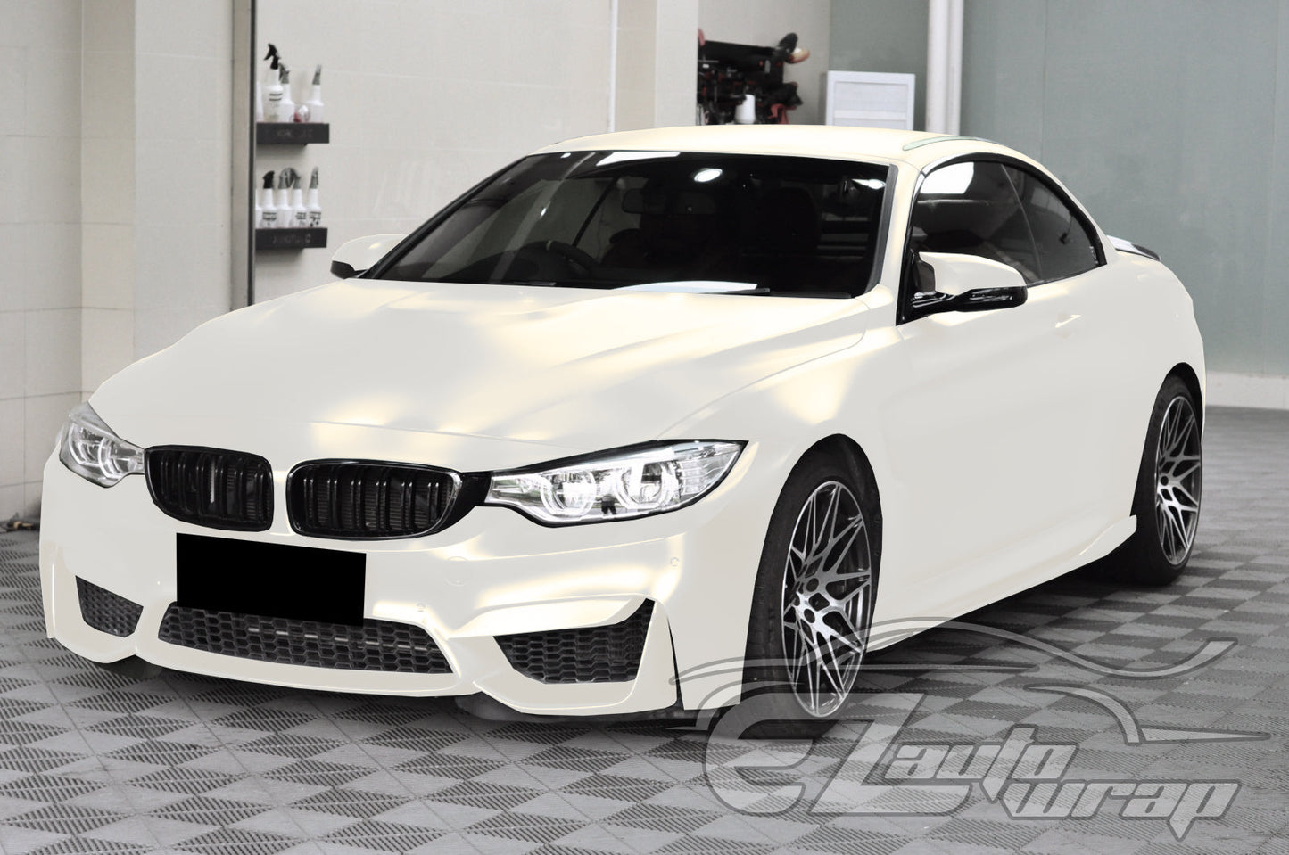 Matte Pearl White to Gold Vinyl