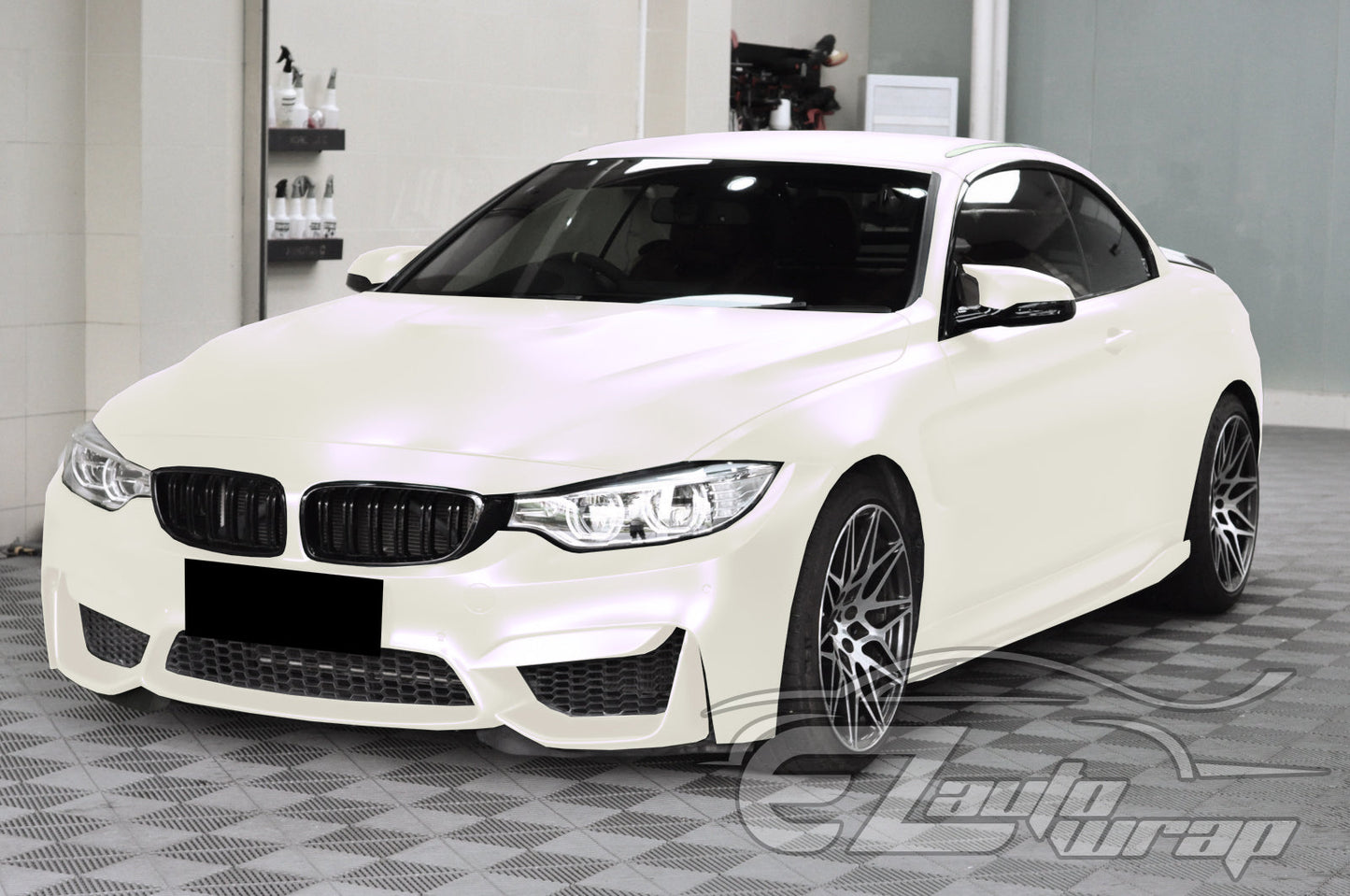 Matte Pearl White to Purple Vinyl