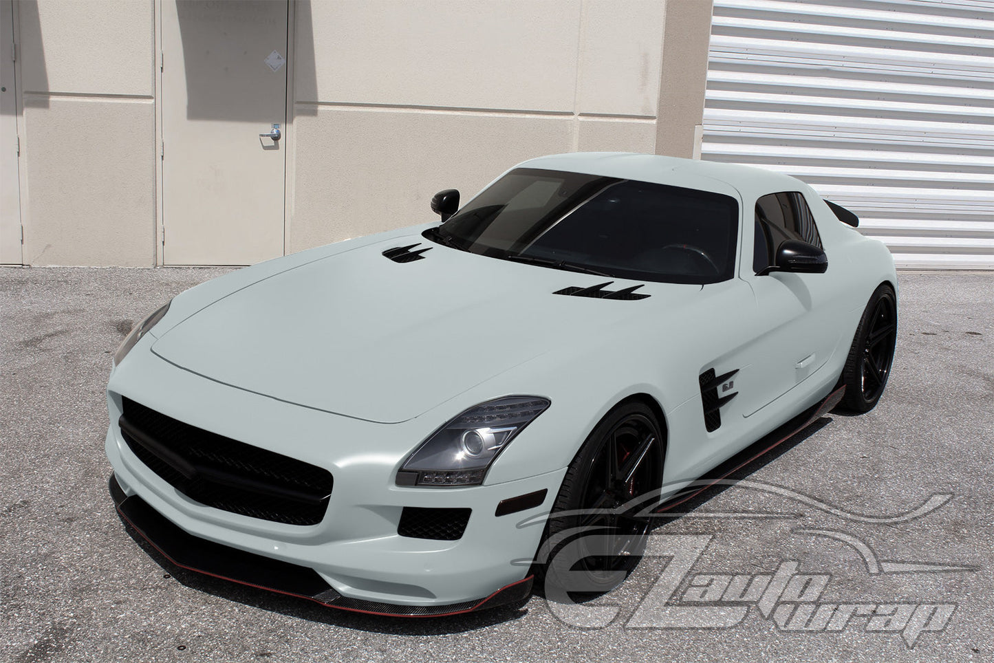 Satin Battleship Gray Matte Flat Vinyl Wrap