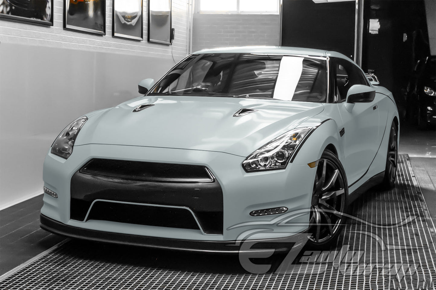 Satin Battleship Gray Matte Flat Vinyl Wrap