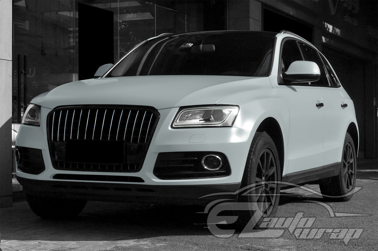 Satin Battleship Gray Matte Flat Vinyl Wrap