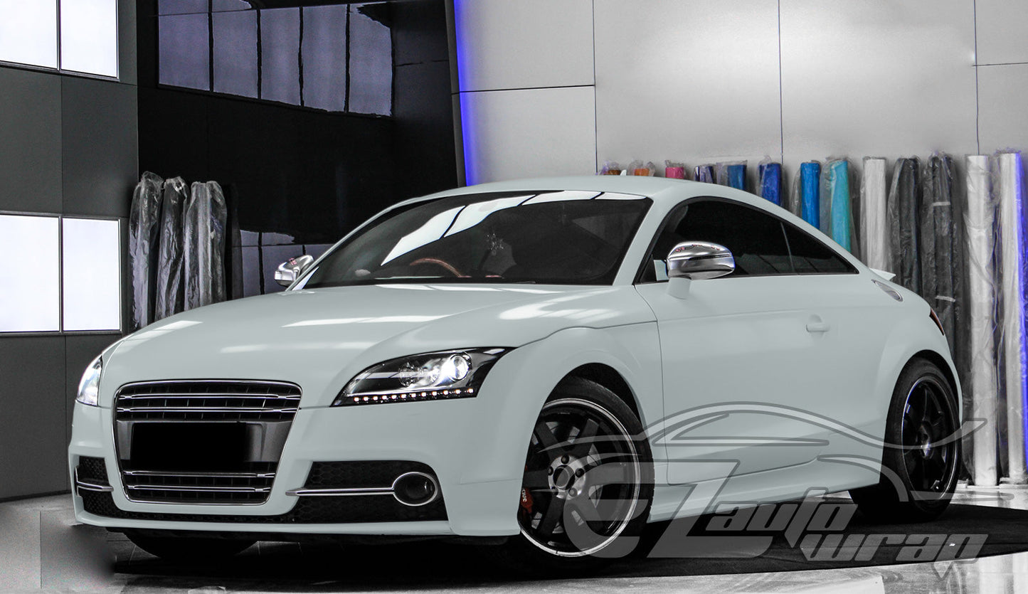 Satin Battleship Gray Matte Flat Vinyl Wrap