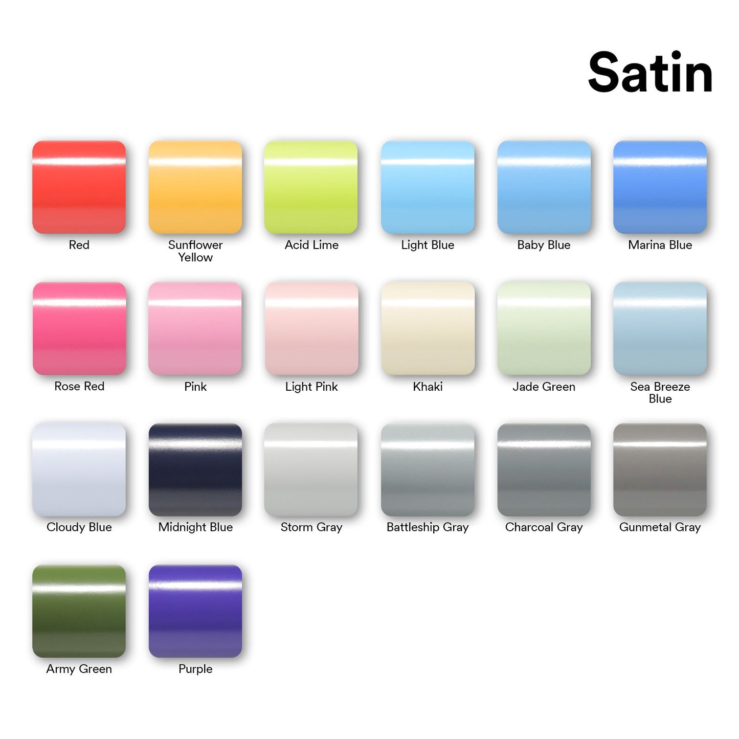 Satin Sunflower Yellow Matte Flat Vinyl Wrap