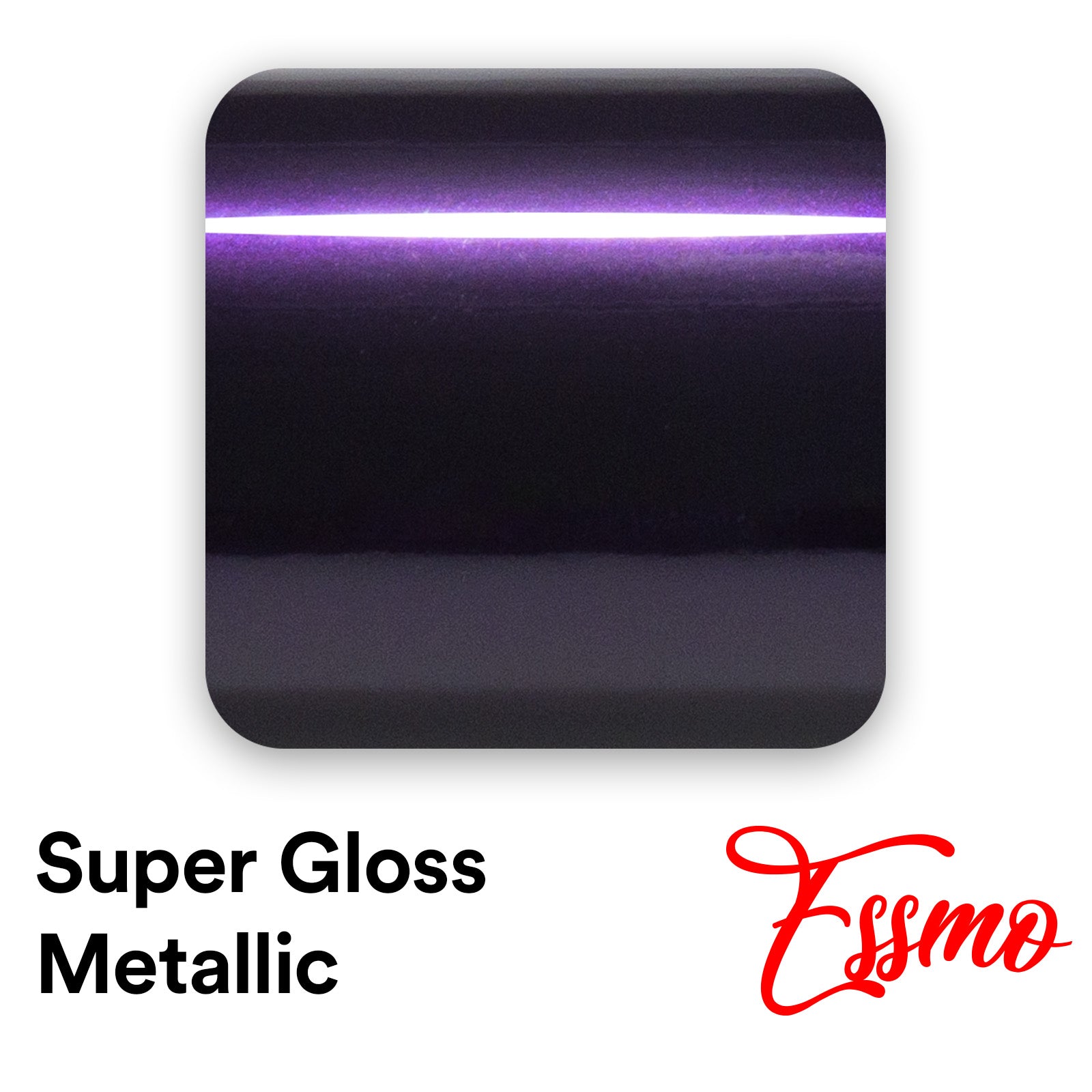 Super Gloss Metallic Midnight Purple Vinyl Wrap – Essmovinyl