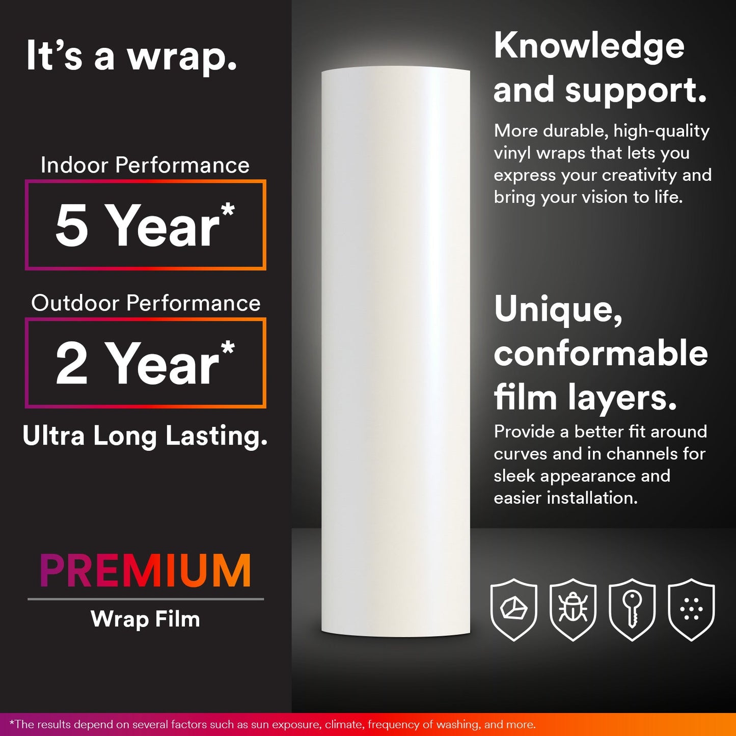 Matte Pearl White to Blue Vinyl