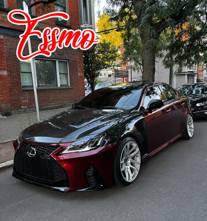 PET Liquid Metallic Dragon Blood Red Vinyl Wrap