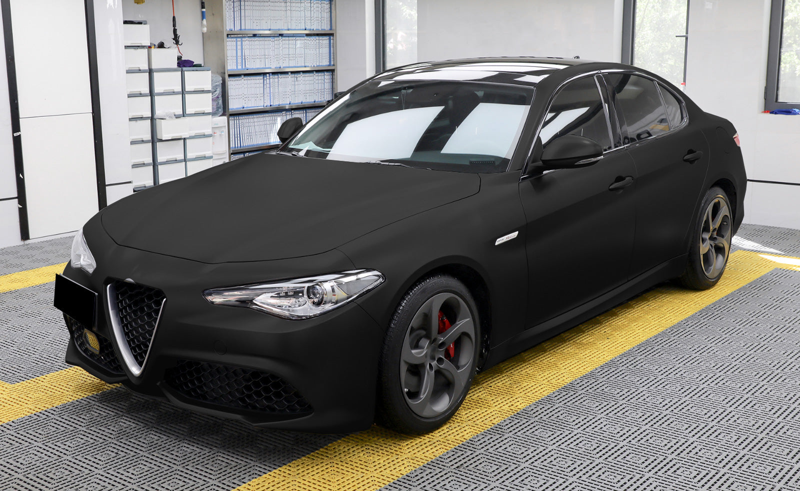 Matte Metallic Satin Pearl Black Vinyl Wrap – Essmovinyl