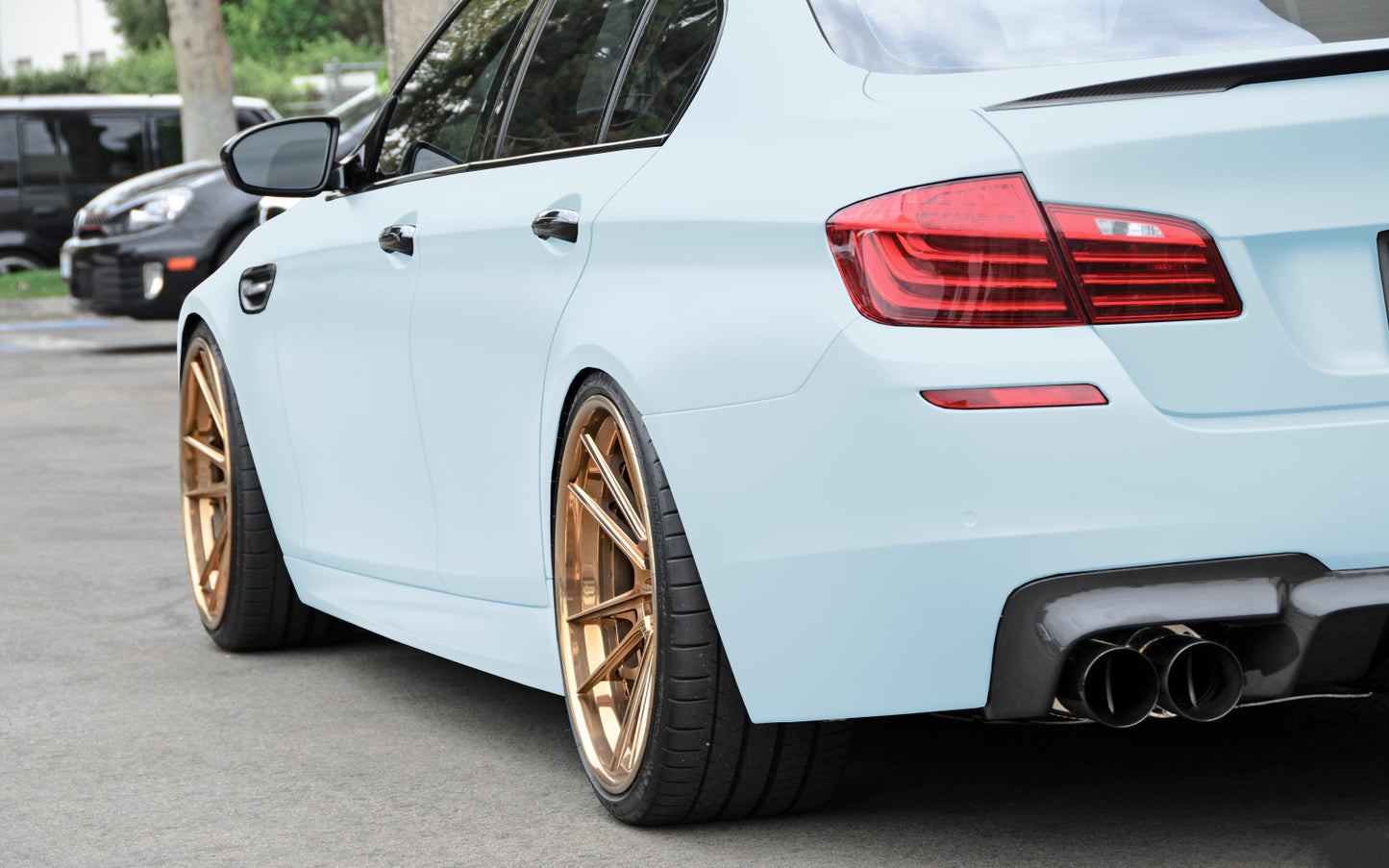 Ultra Matte Ice Blue Vinyl Wrap