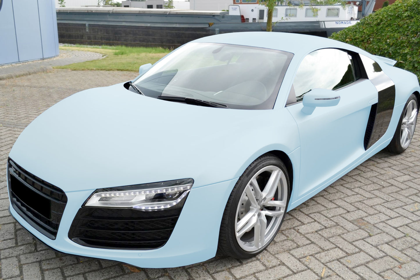 Ultra Matte Ice Blue Vinyl Wrap