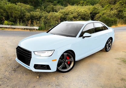 High Gloss Ice Blue Vinyl Wrap