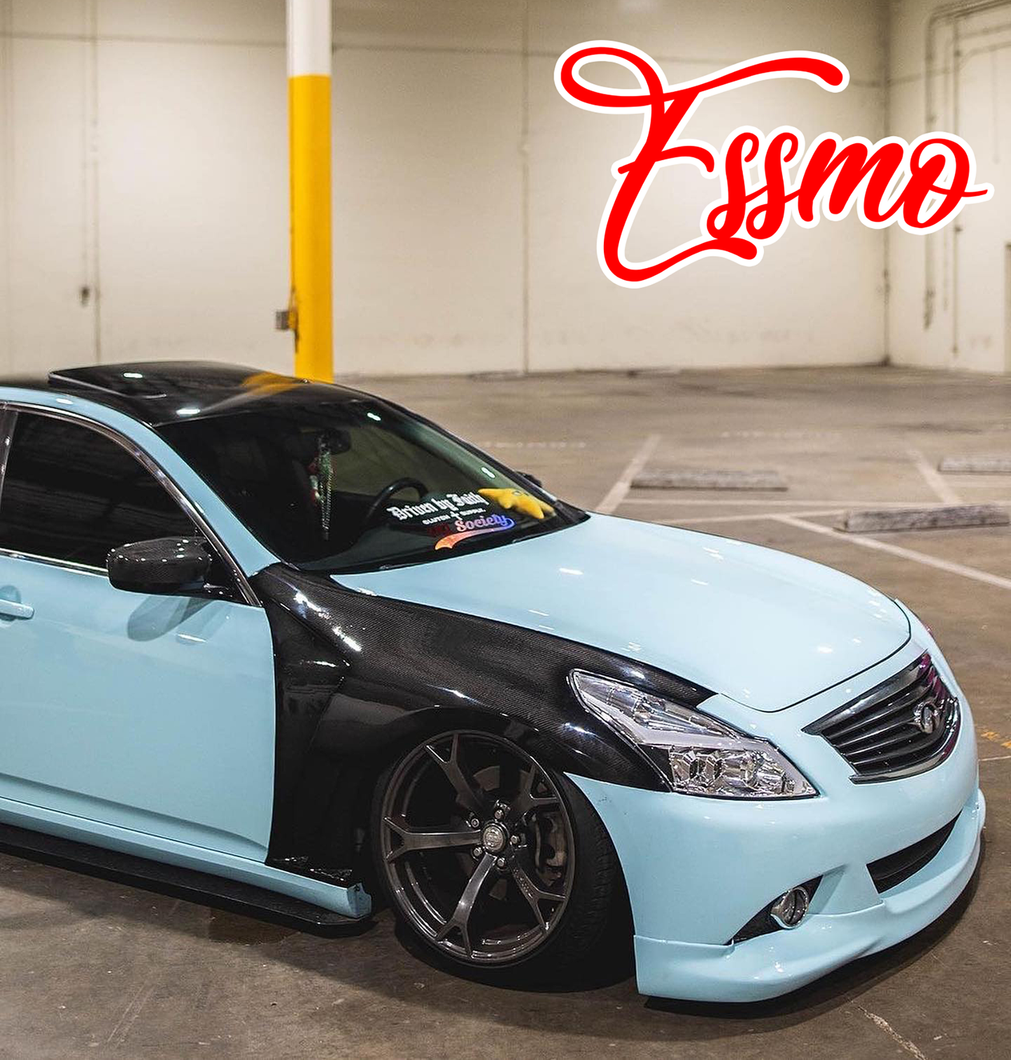 PET Super Gloss Ice Blue Vinyl Wrap