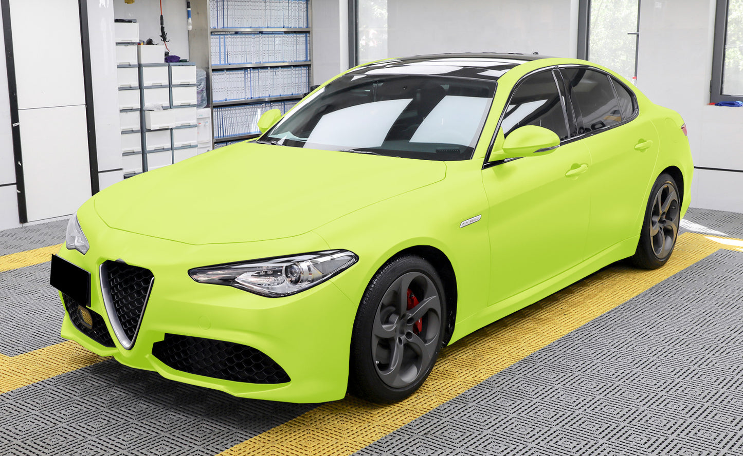Ultra Matte Acid Lime Vinyl Wrap