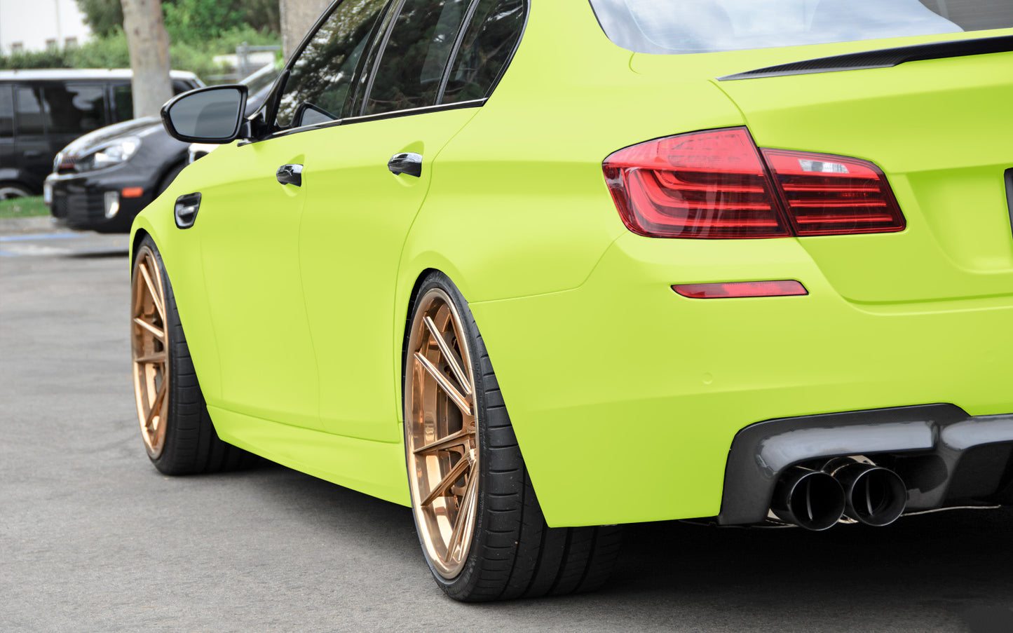 Ultra Matte Acid Lime Vinyl Wrap