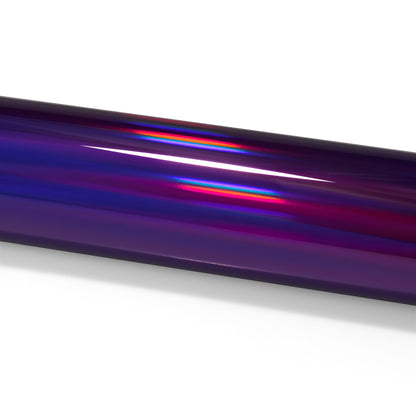 PET Holographic Purple Vinyl Wrap