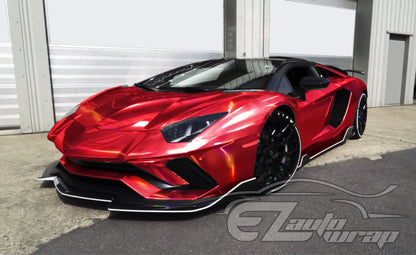 Holographic Red Vinyl Wrap