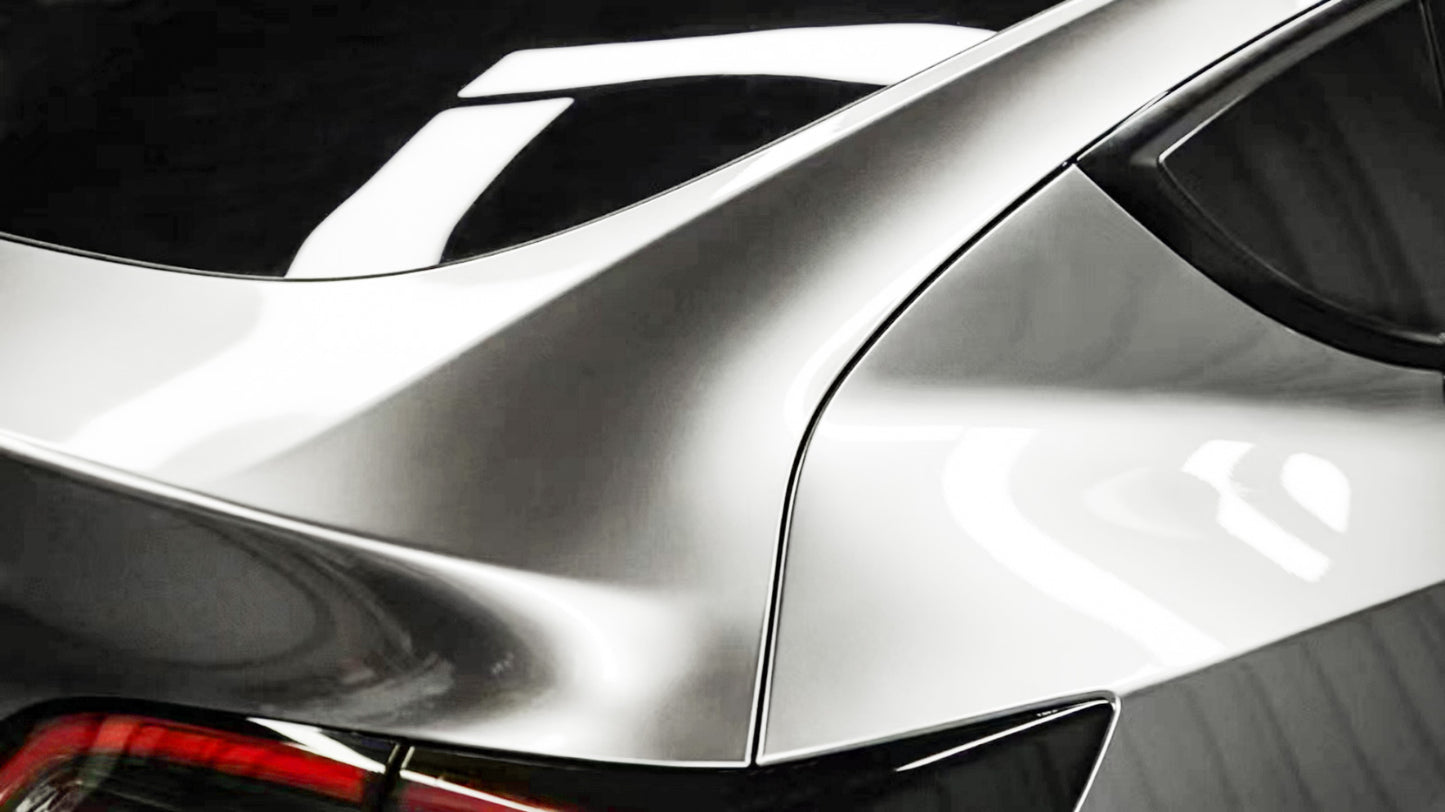 Liquid Metallic Chrome Silver Vinyl Wrap