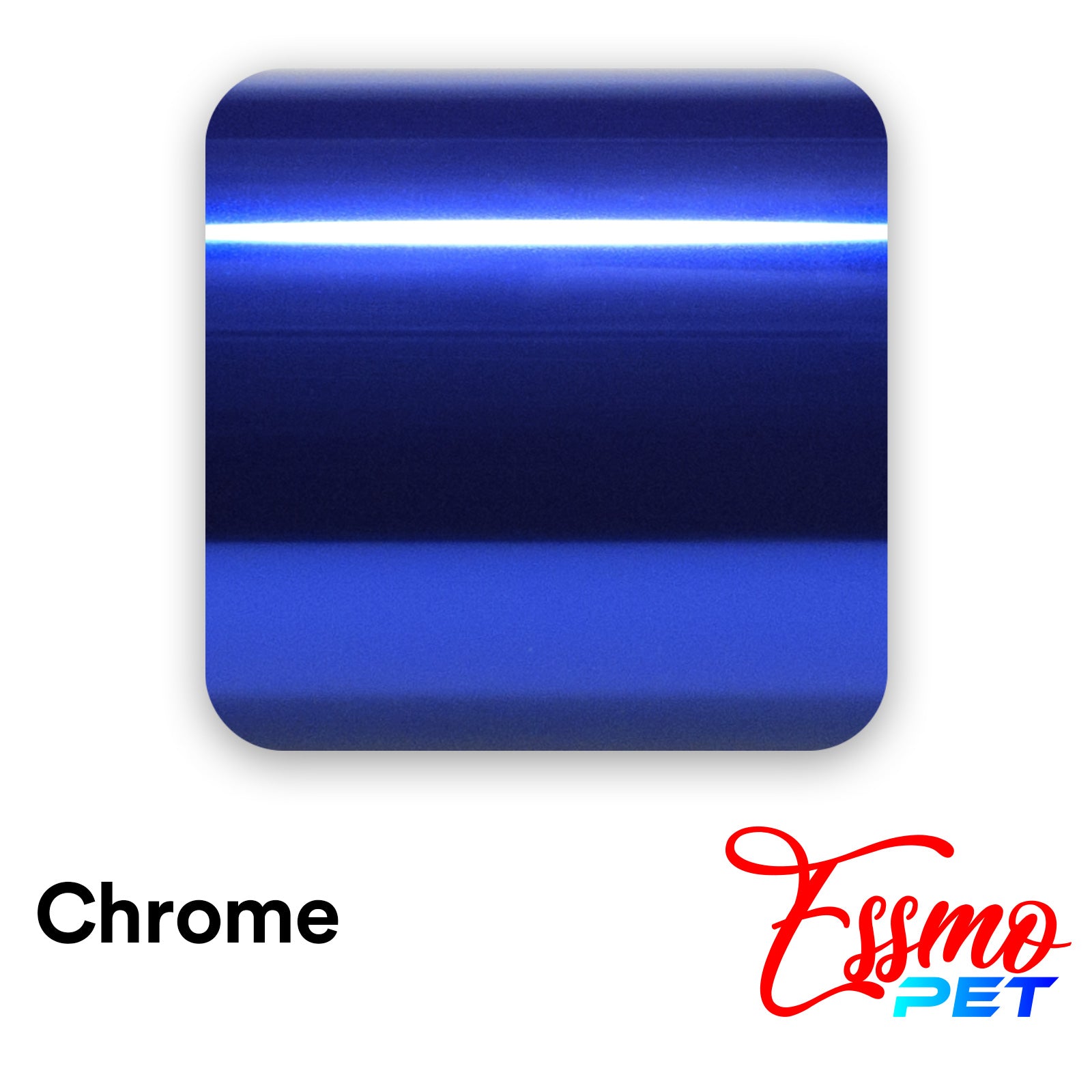 Royal Blue Chrome Color Blue Chrome Texture