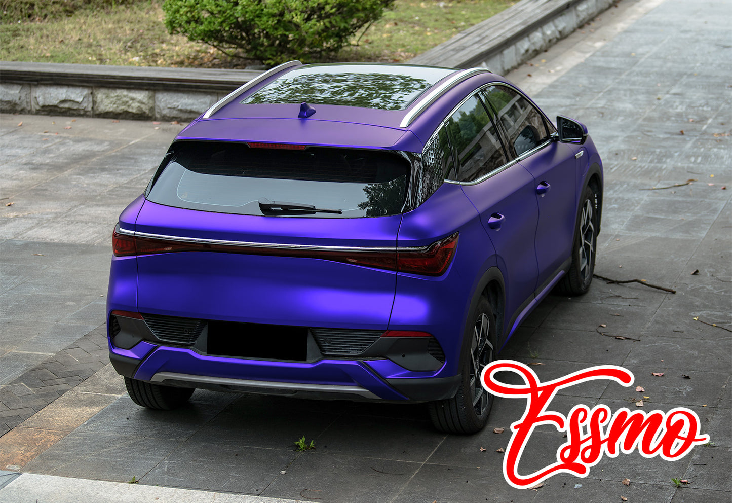 PET Romance Chrome Purple Vinyl Wrap