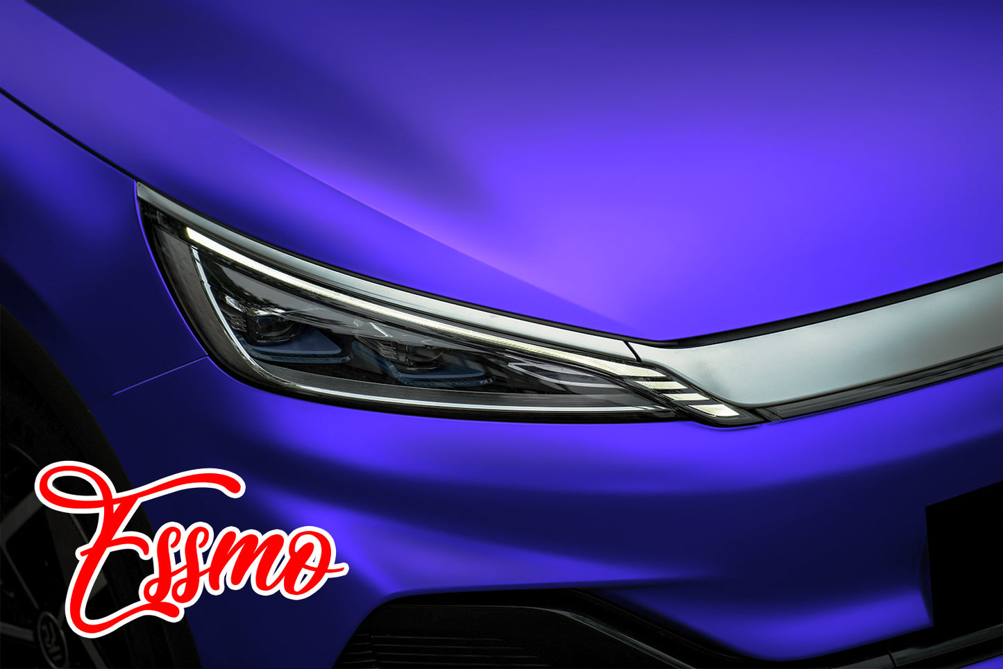 PET Romance Chrome Purple Vinyl Wrap