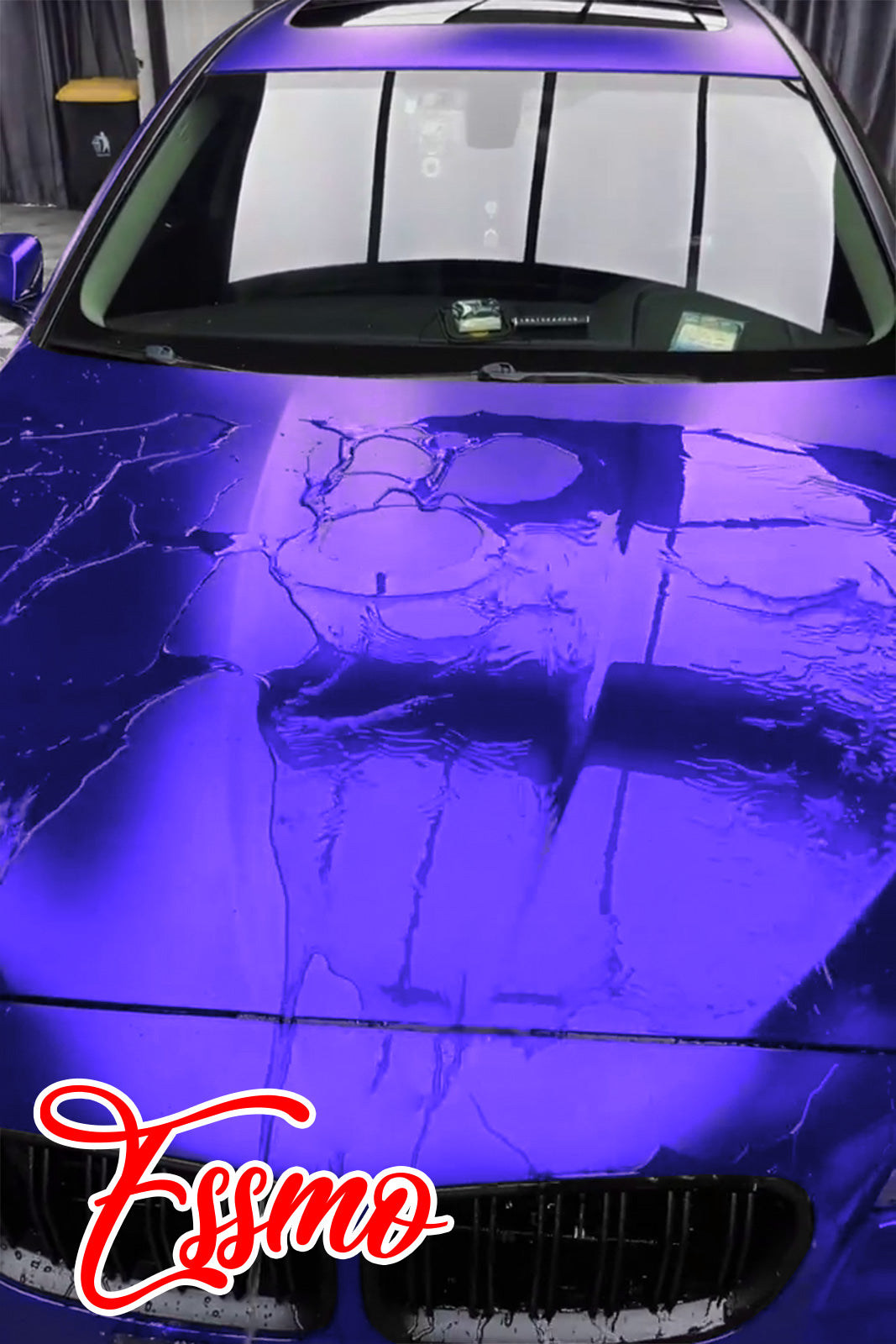 PET Romance Chrome Purple Vinyl Wrap