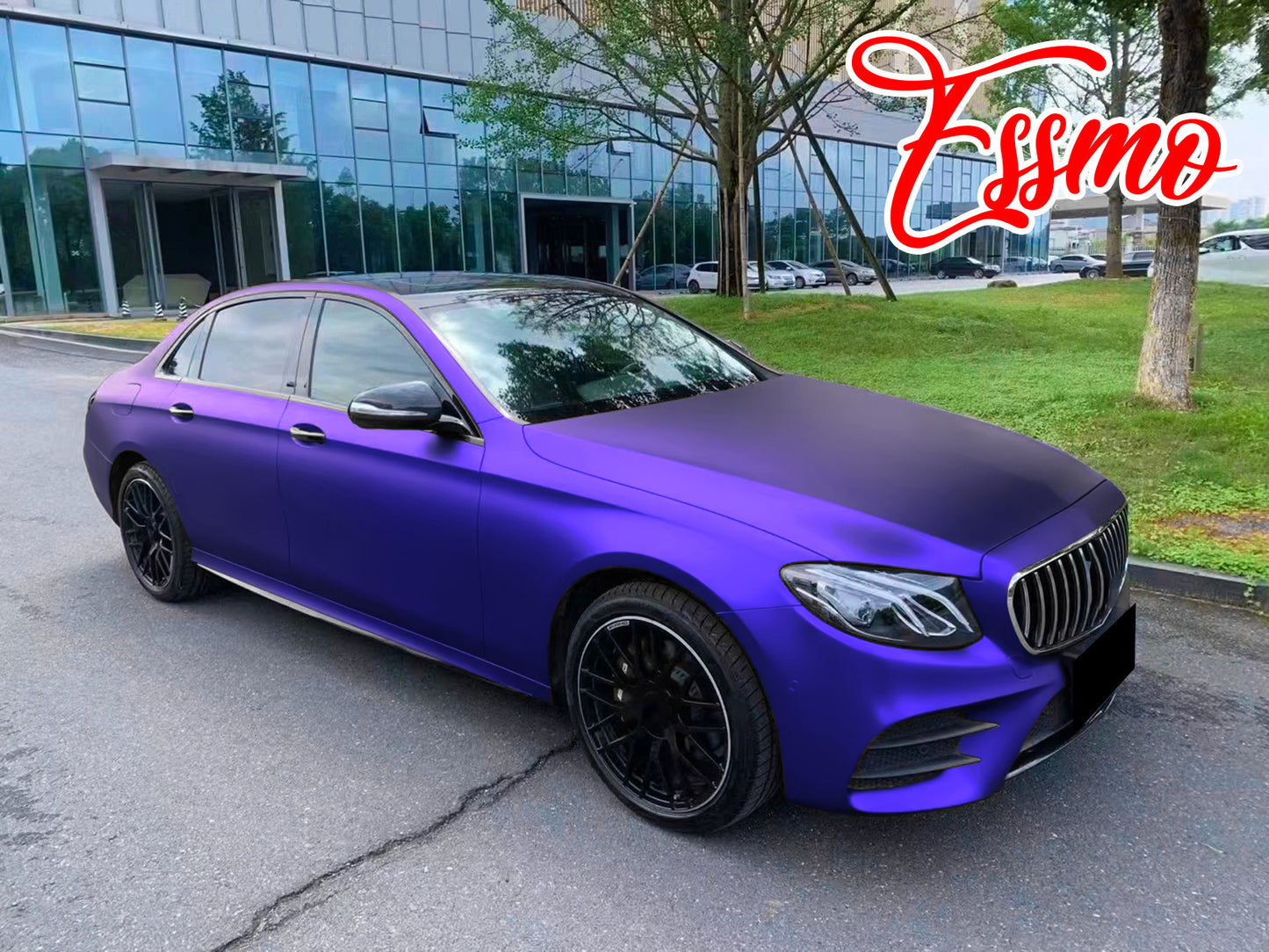 PET Romance Chrome Purple Vinyl Wrap