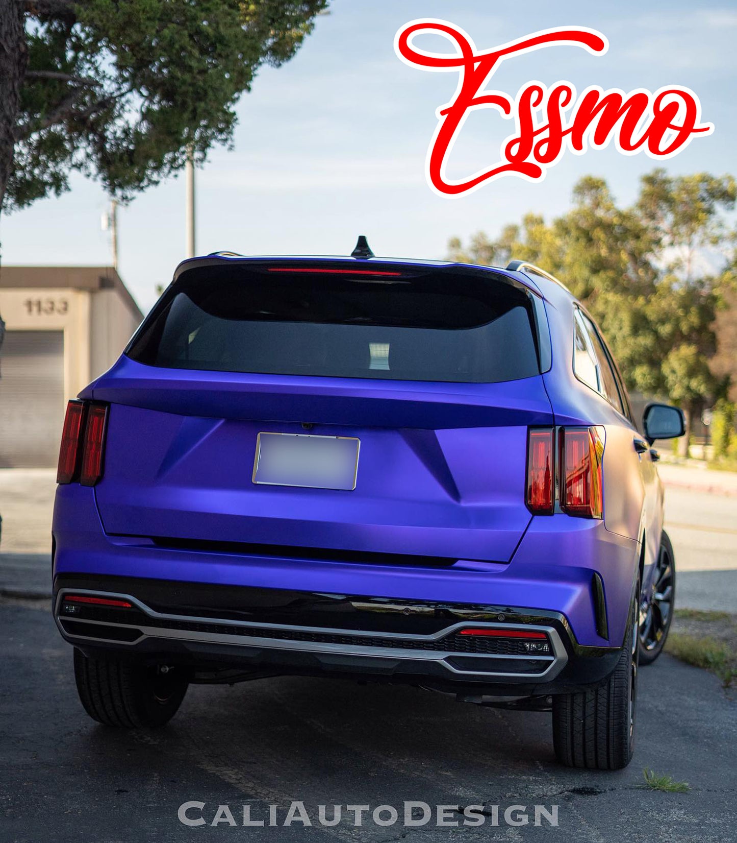 PET Romance Chrome Purple Vinyl Wrap