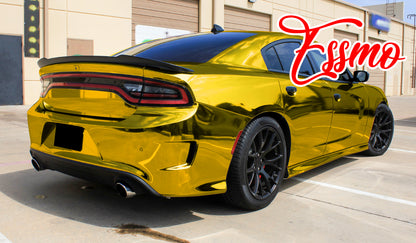 PET Chrome Gold Vinyl Wrap