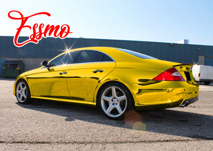 PET Chrome Gold Vinyl Wrap