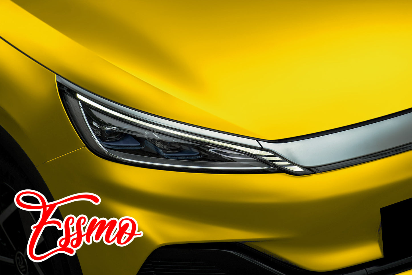 PET Romance Chrome Gold Vinyl Wrap