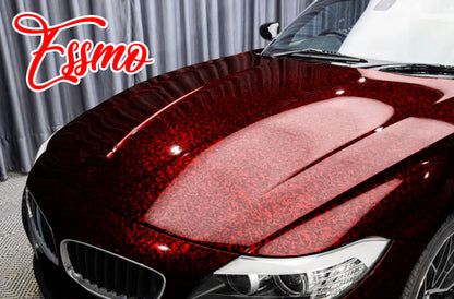 Marble Forged Gloss Red Dry Apply PPF TPU Paint Protection Film