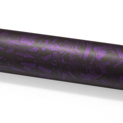 PET Marble Forged Matte Carbon Fiber Textured Royal Purple Vinyl Wrap