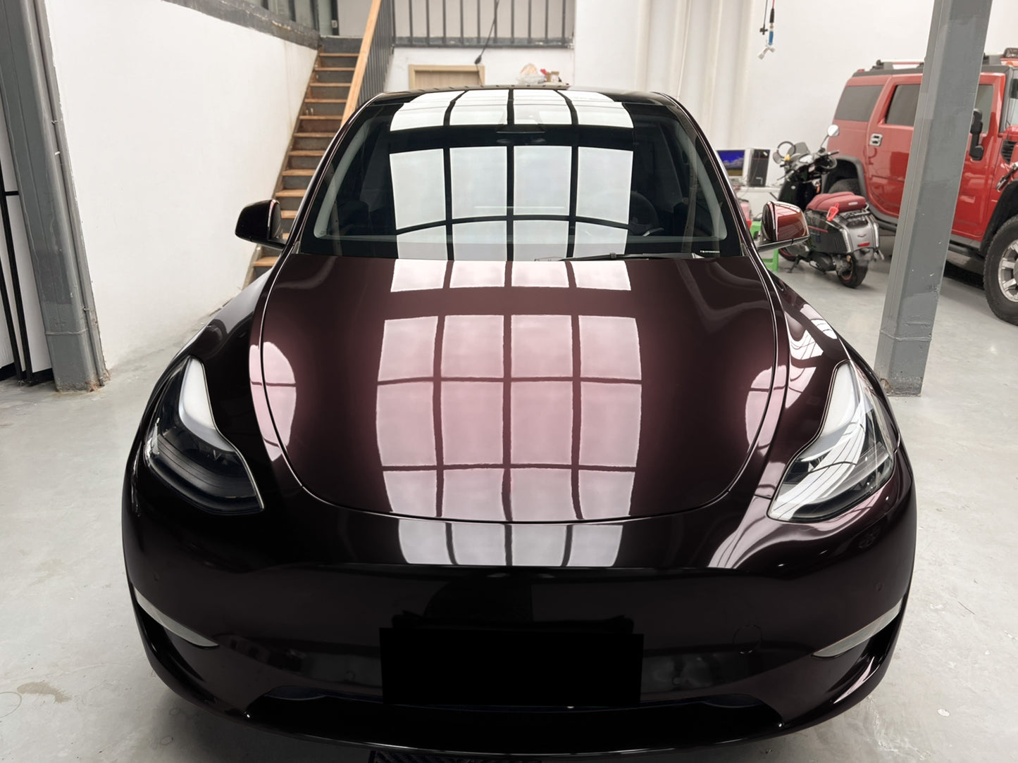 Galaxy Dust Gloss Black Cherry Vinyl Wrap