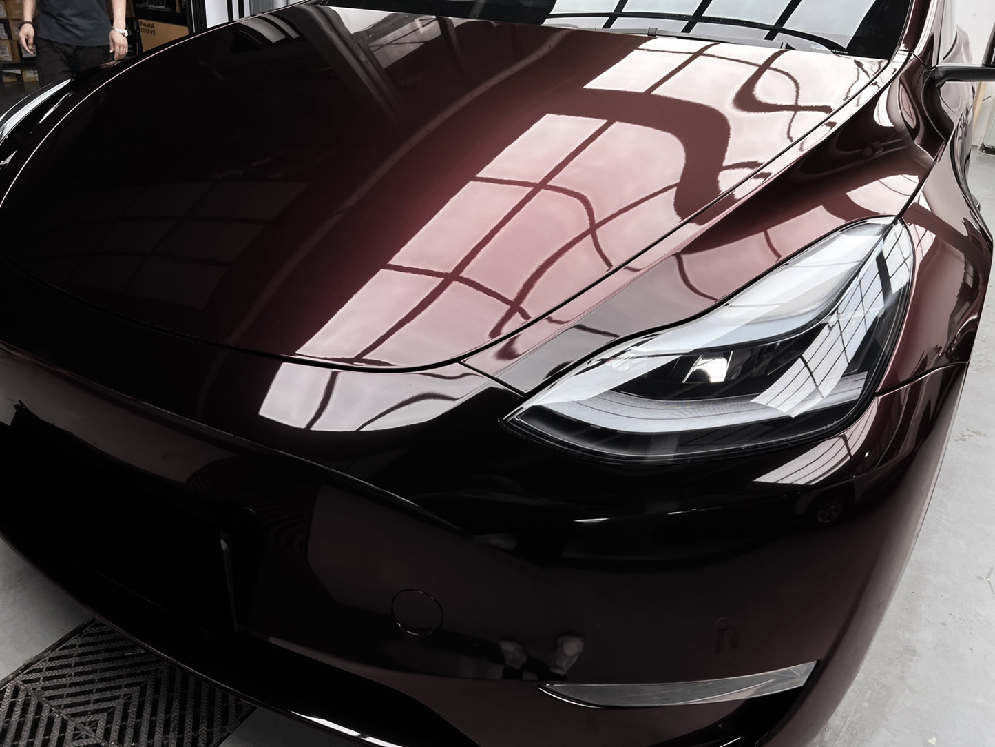 Galaxy Dust Gloss Black Cherry Vinyl Wrap