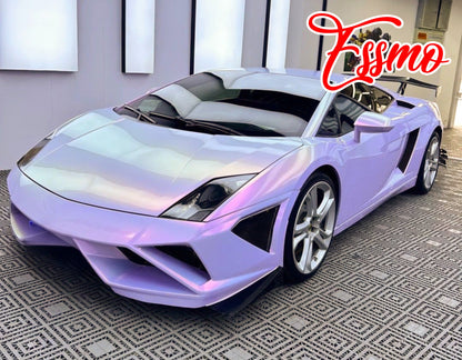 PET Galaxy Dust Gloss Platinum Red Vinyl Wrap