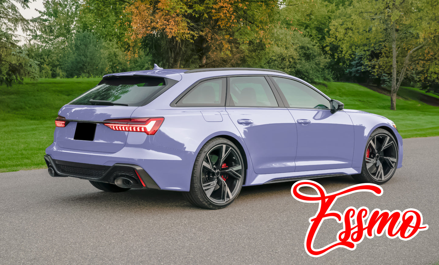 PET Super Gloss Chalk Purple Vinyl Wrap