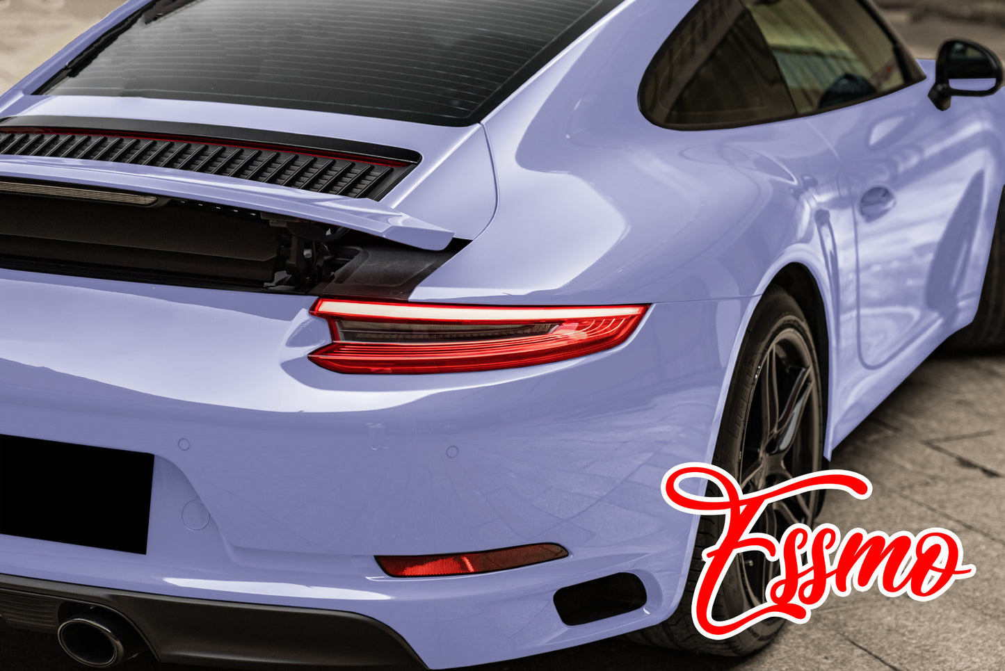 PET Super Gloss Chalk Purple Vinyl Wrap