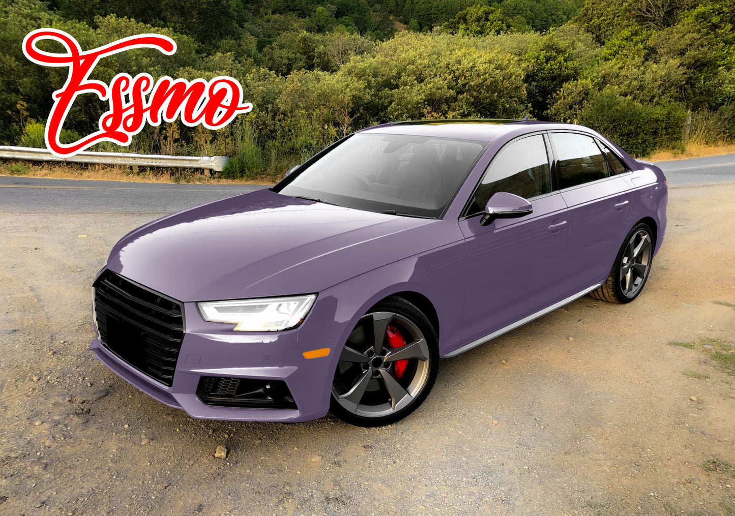 PET Super Gloss Negroni Purple Vinyl Wrap