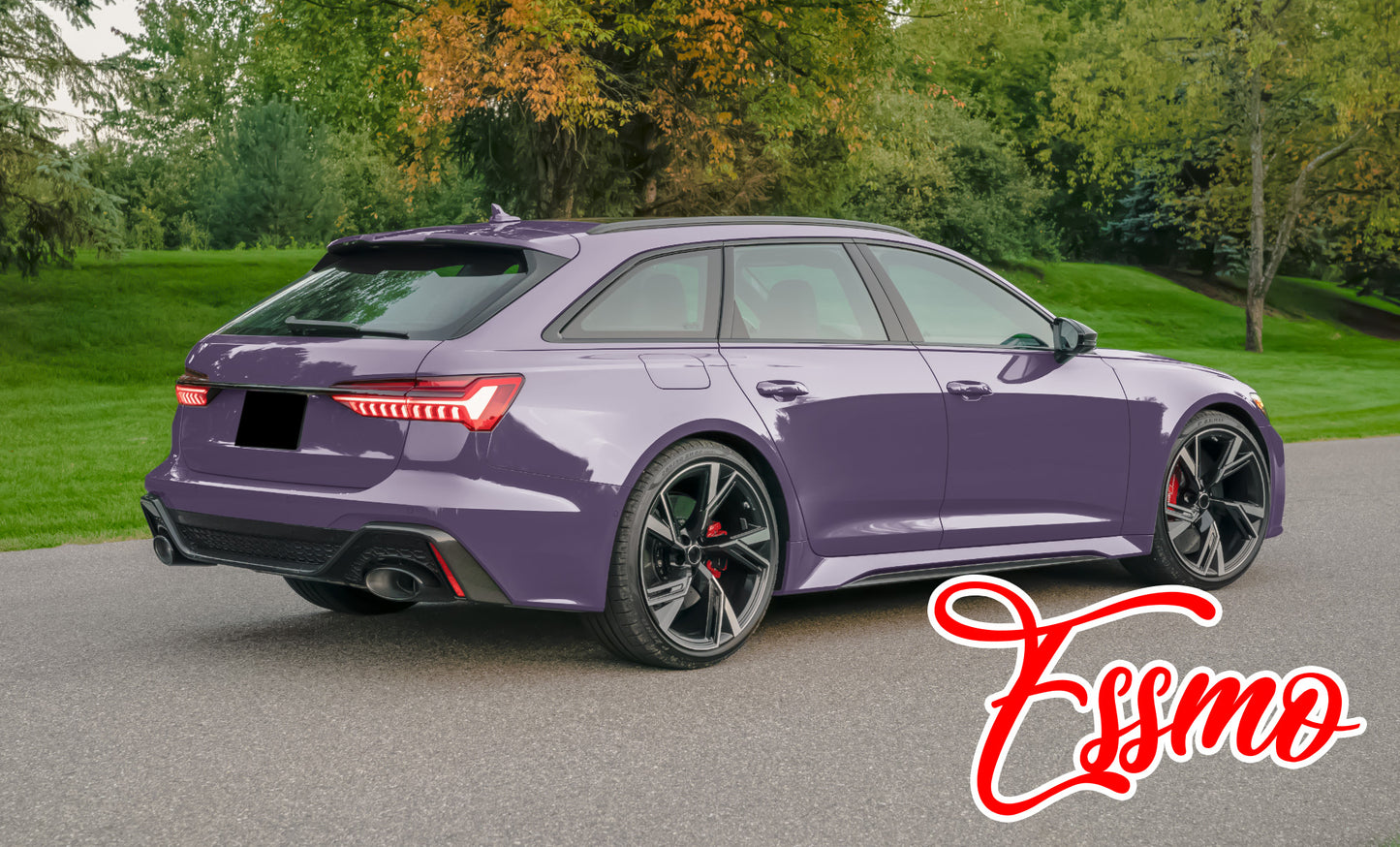 PET Super Gloss Negroni Purple Vinyl Wrap