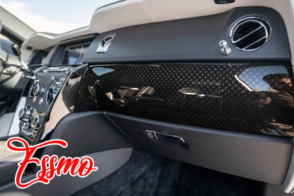 Nano TPF Carbon Fiber Gloss Infinity Woven Black Vinyl Wrap