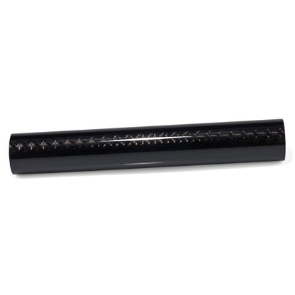 Nano TPF Carbon Fiber Gloss Infinity Woven Black Vinyl Wrap