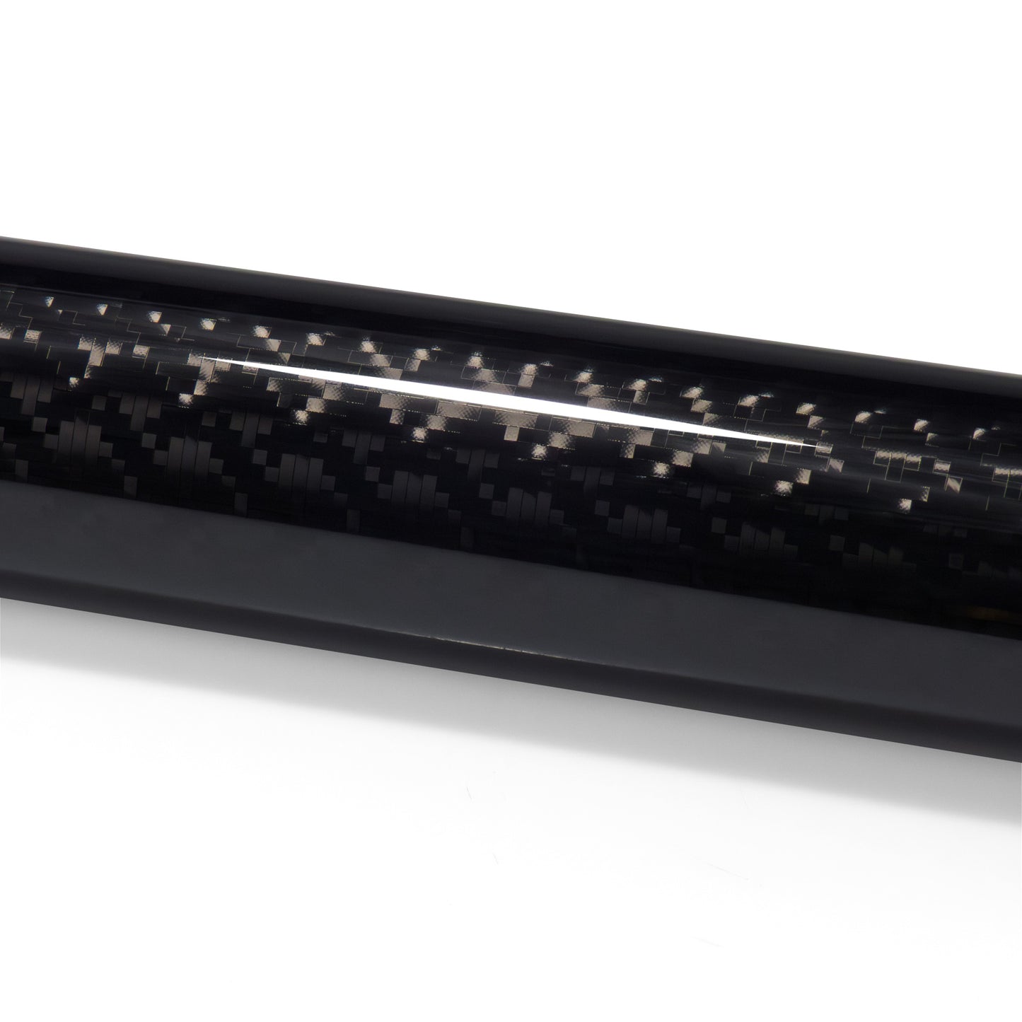 Nano TPF Carbon Fiber Gloss Infinity Woven Black Vinyl Wrap