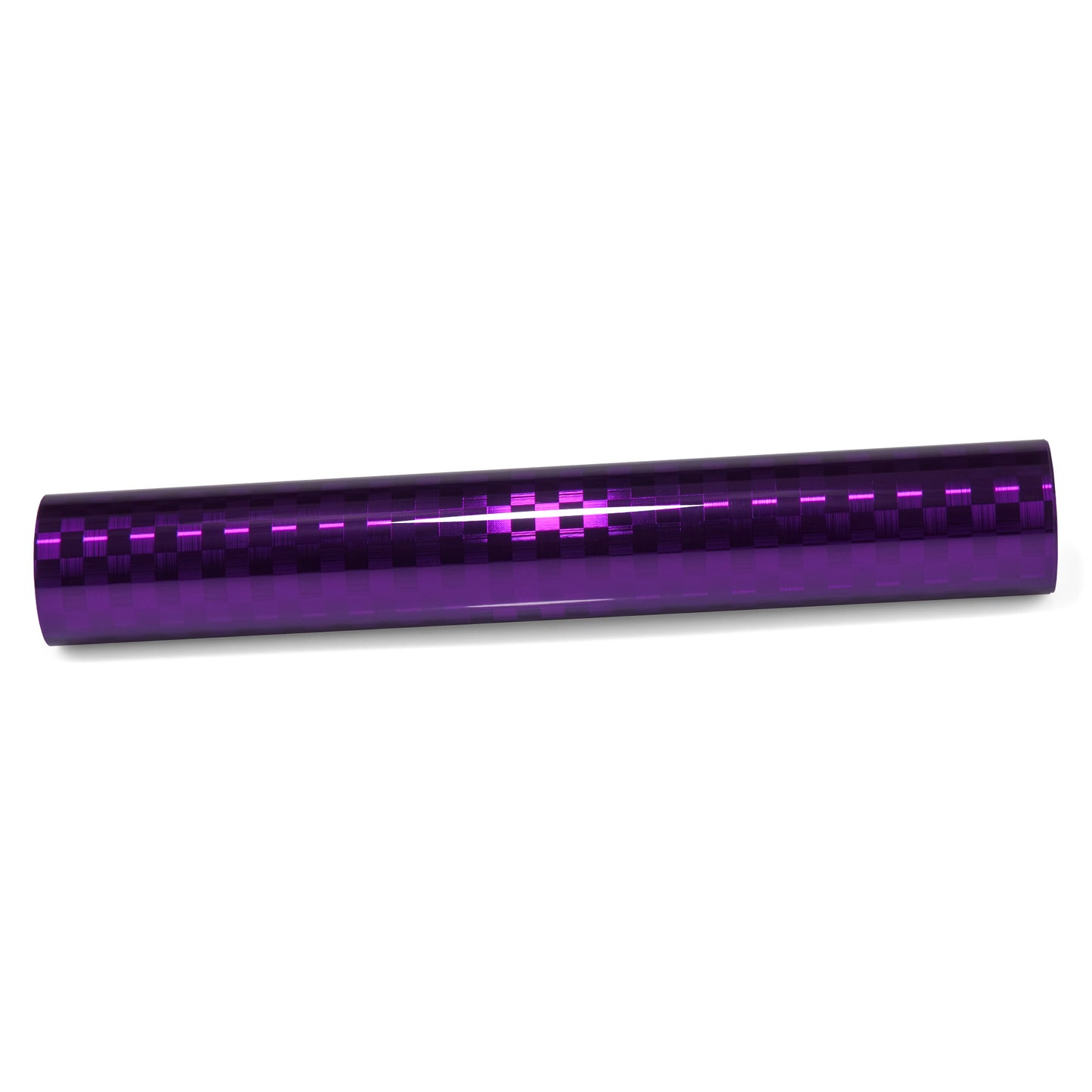 PET Chrome Checker Carbon Fiber Gloss Purple Vinyl Wrap