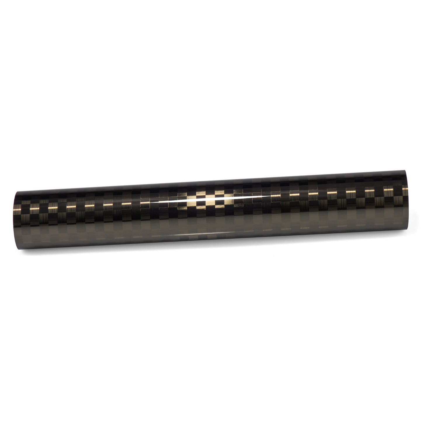 PET Chrome Checker Carbon Fiber Gloss Gray Vinyl Wrap