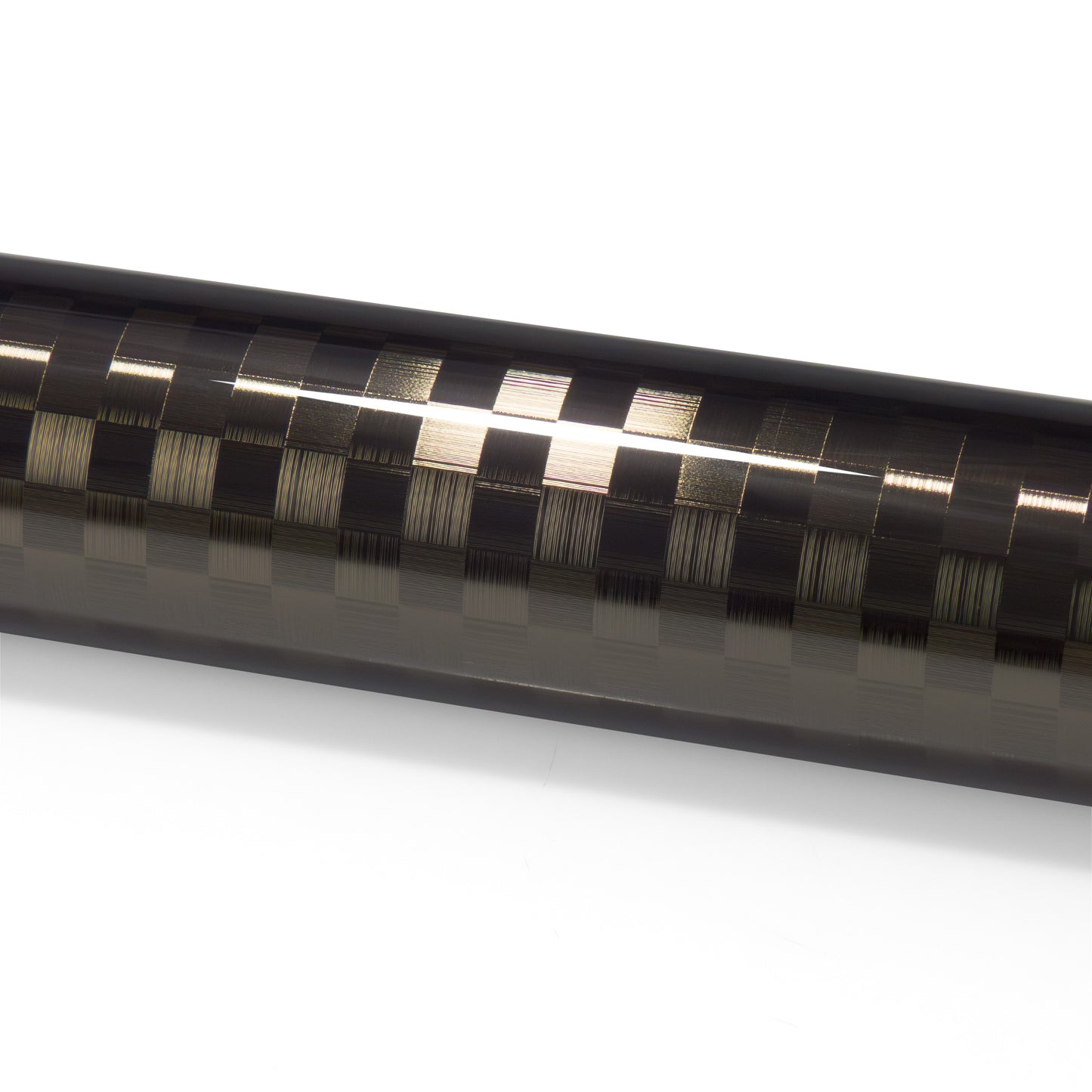 PET Chrome Checker Carbon Fiber Gloss Gray Vinyl Wrap